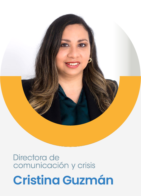 Fotografía de Cristina Guzmán, Directora de Comunicación y Crisis en TOC Asociados