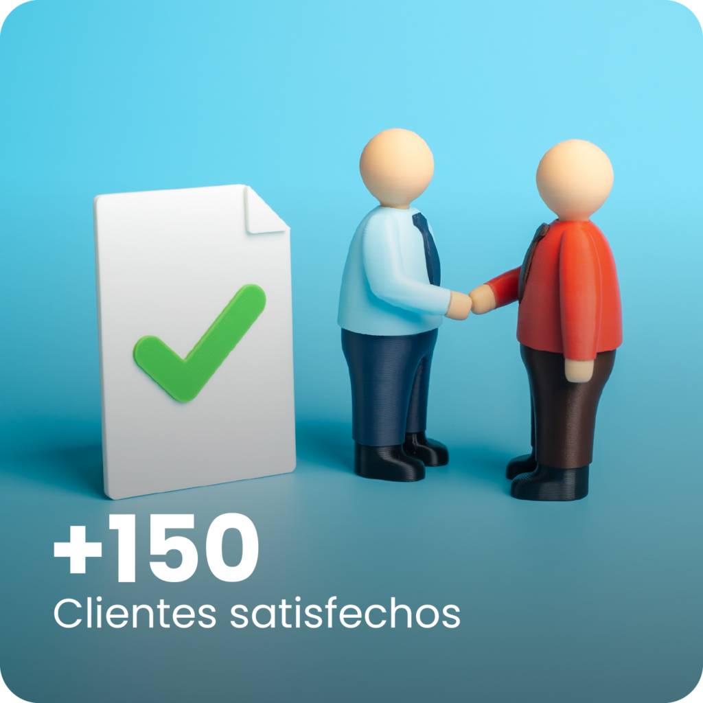 +150 clientes satisfechos